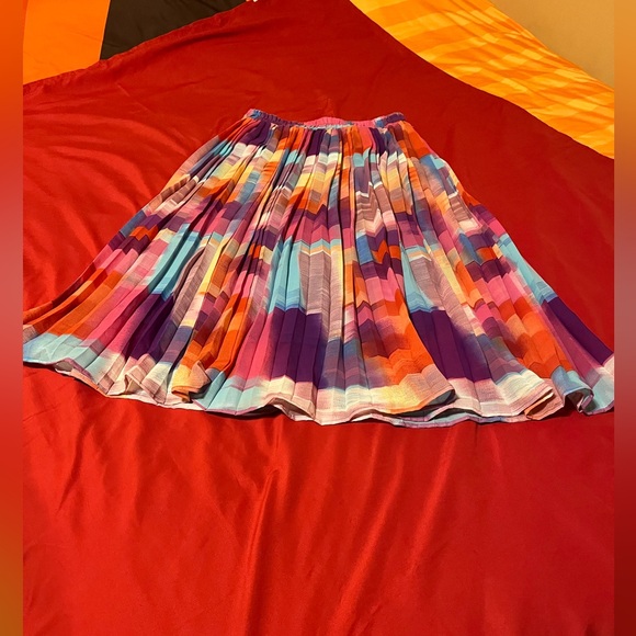 Multicolor A-Line Women's Skirt - Picture 2 of 6